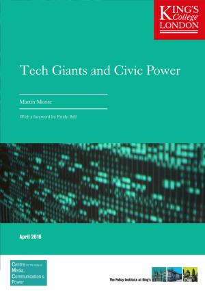 Tech Giants and Civic Power