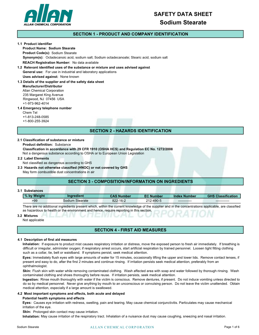 Sodium Stearate