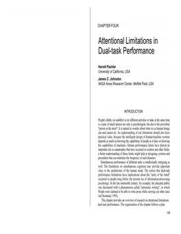 Attentional Limitations in Dual-Task Performance
