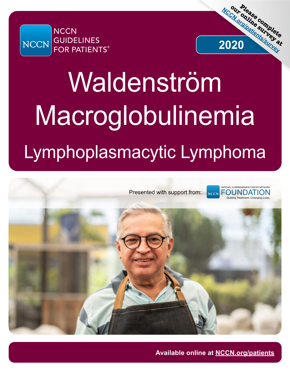 Waldenström Macroglobulinemia Lymphoplasmacytic Lymphoma