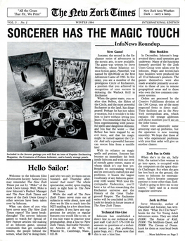 SORCERER HAS the MAGIC TOUCH ~~~Infonewsroundup~~~