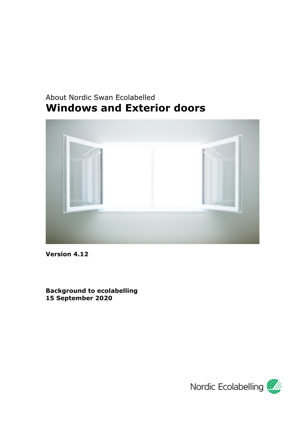 Windows and Exterior Doors