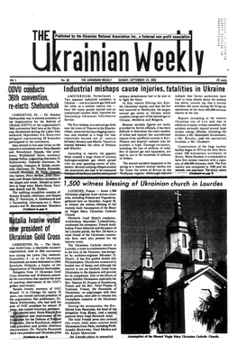 The Ukrainian Weekly 1982, No.38
