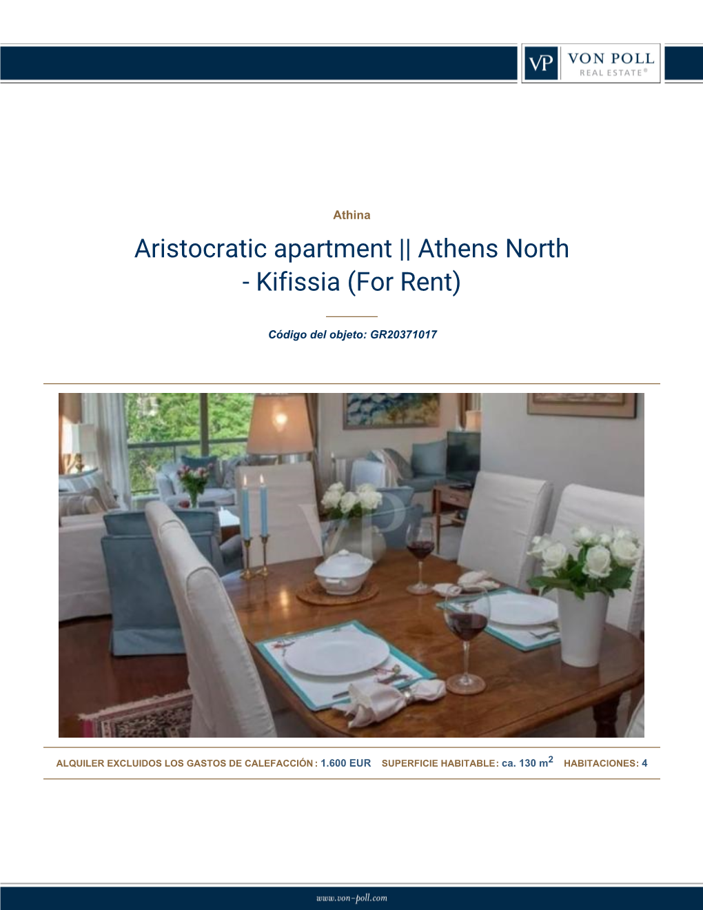 Aristocratic Apartment || Athens North- Kifissia (For Rent)