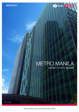 Metro Manila Market Update Q3 2018