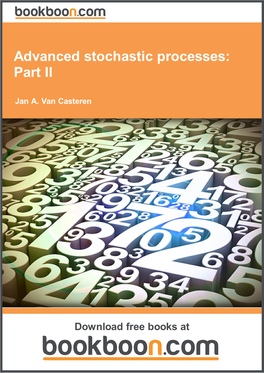 Advanced Stochastic Processes: Part II