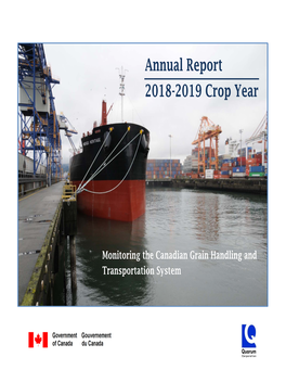 Annual Report 2018-2019 Crop Year