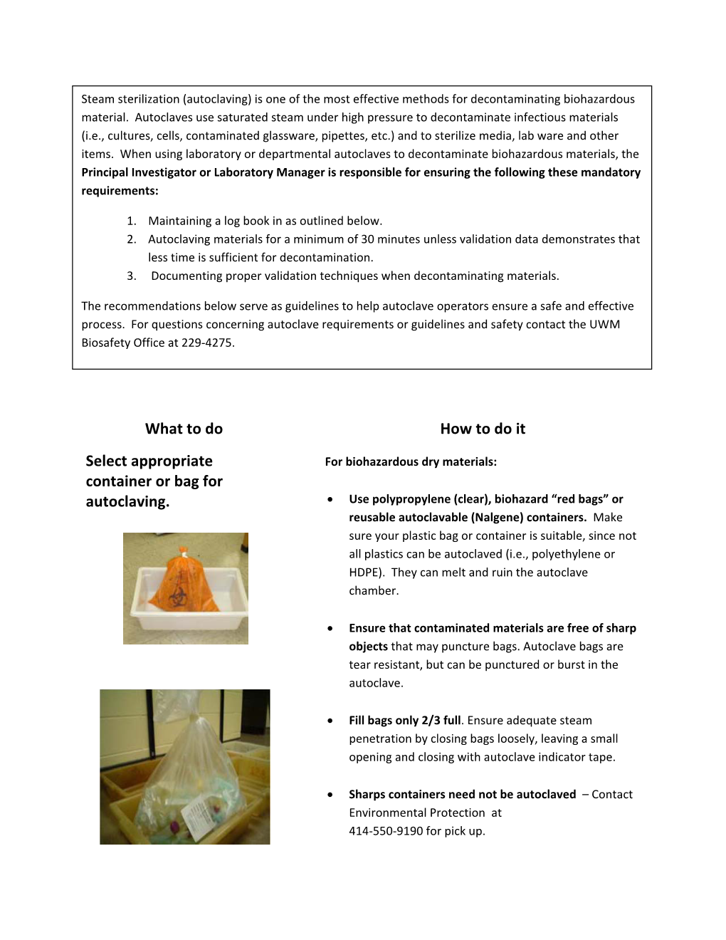 What to Do Select Appropriate Container Or Bag for Autoclaving