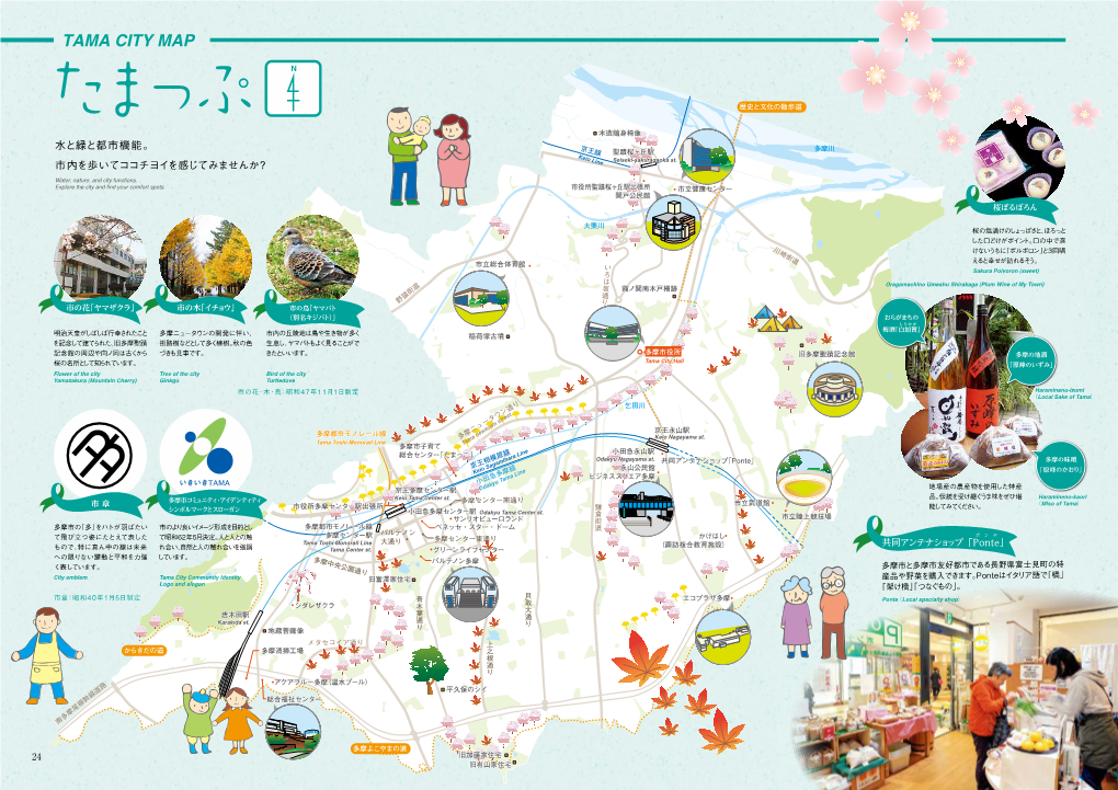 Tama City Map