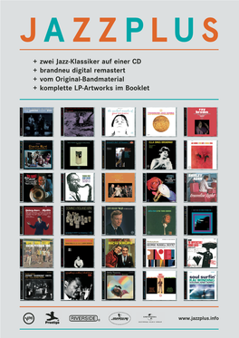 + Zwei Jazz-Klassiker Auf Einer CD + Brandneu Digital Remastert + Vom Original-Bandmaterial + Komplette LP-Artworks Im Booklet