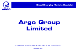 Argo Group Limited