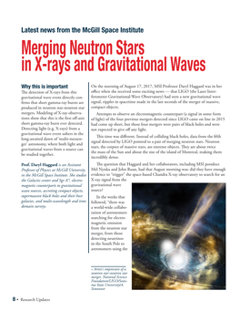 Merging Neutron Stars in X-Rays and Gravitational Waves