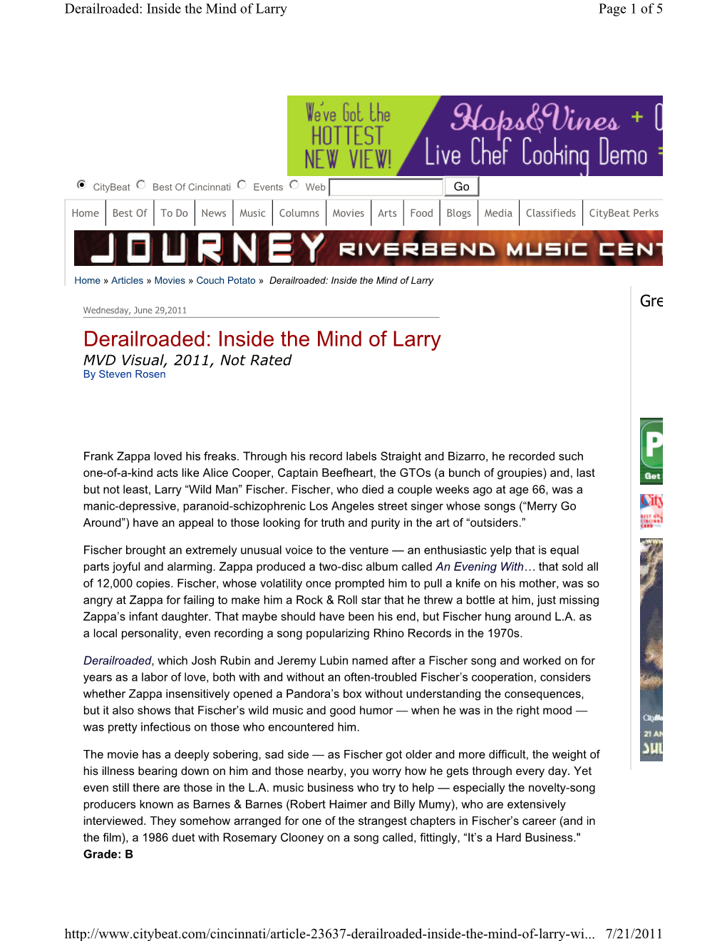 Derailroaded: Inside the Mind of Larry Page 1 of 5