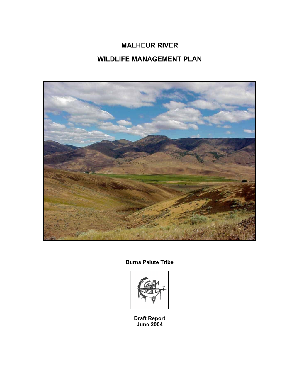 Malheur River Wildlife Management Plan