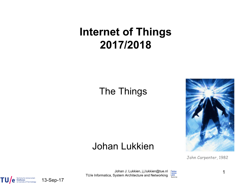 Things and Networks
