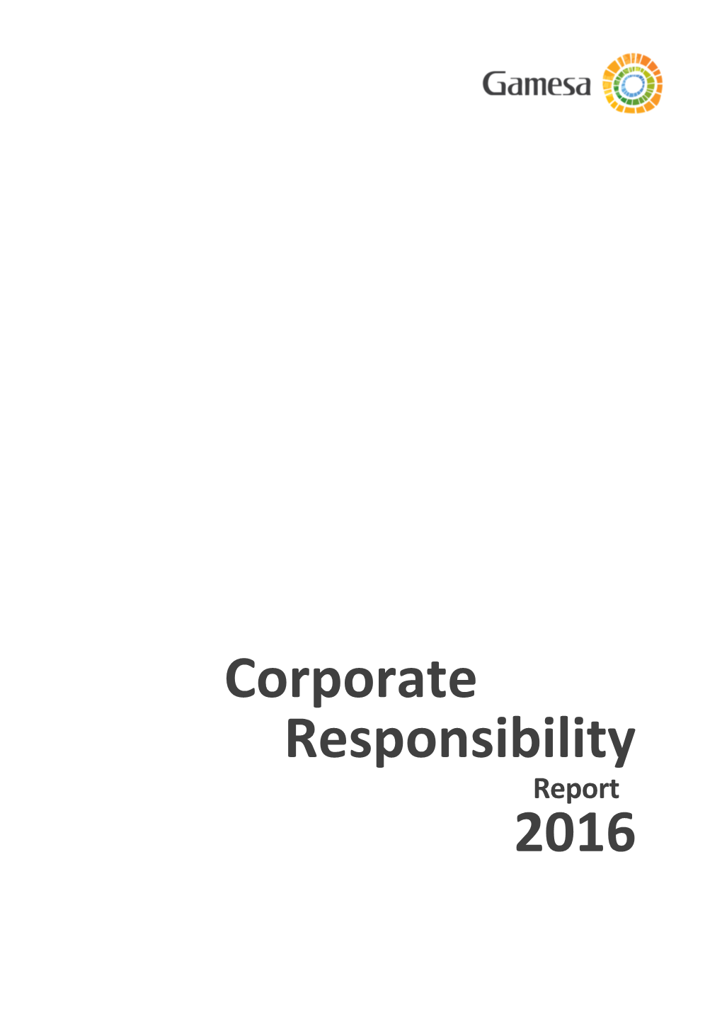 Corporate Responsibility 2016