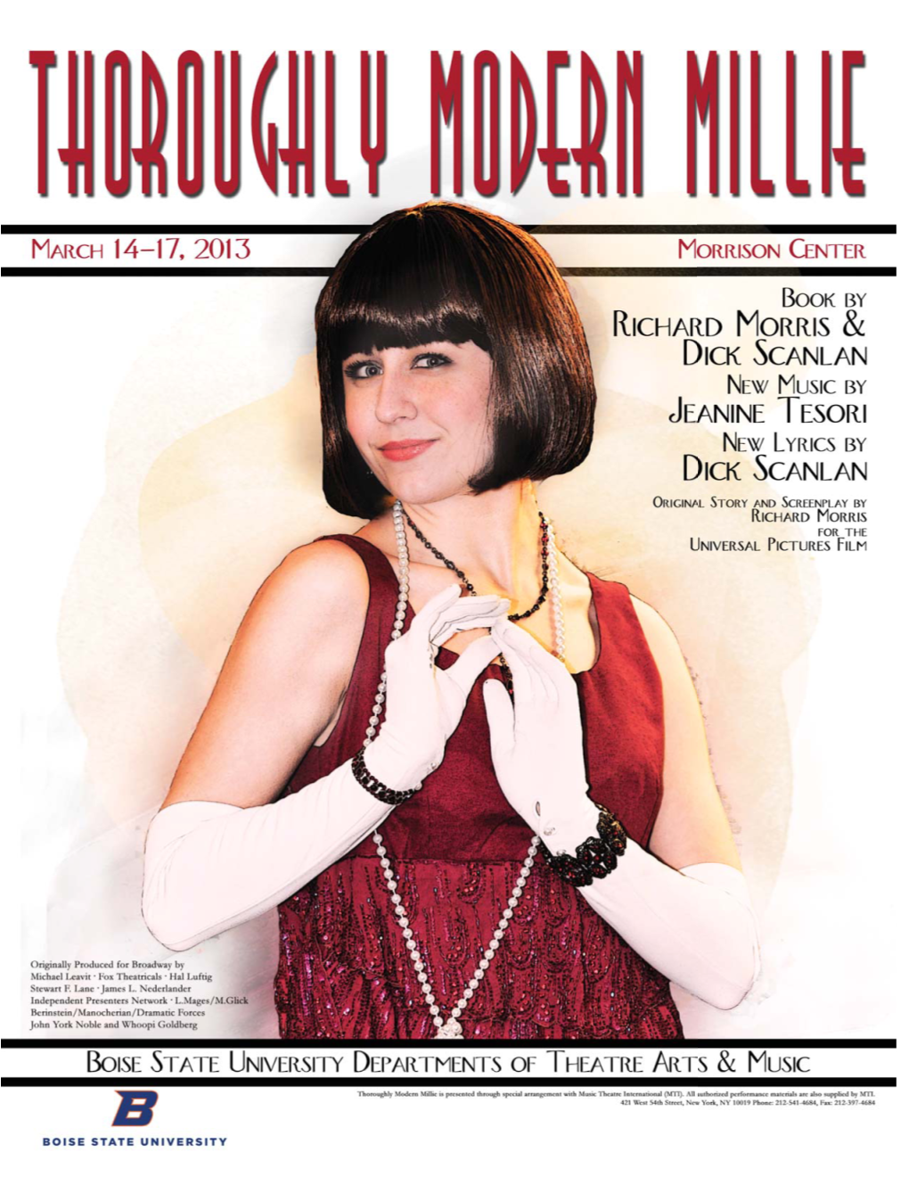 Thoroughly Modern Millie, the 2002 Tony Award Winner for Best Musical