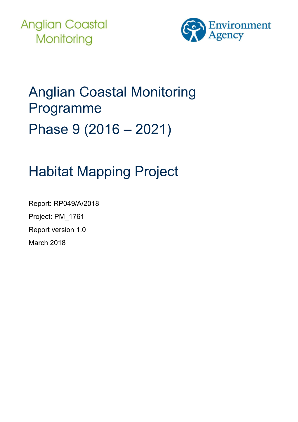 Habitat Mapping Report Phase 9 (2016-2021)