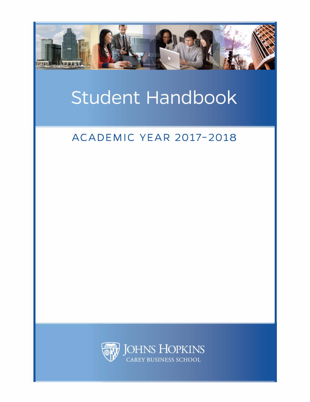 ACADEMIC YEAR 2017-2018 Table of Contents