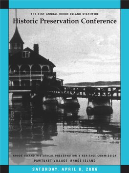 Historic Preservation Conference