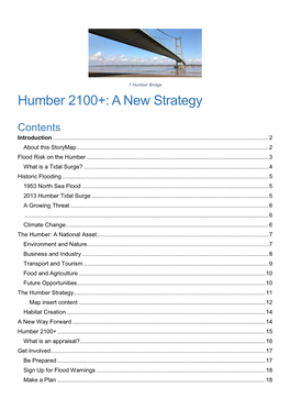 Humber 2100+: a New Strategy