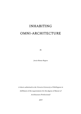 Inhabiting Omni-Architecture