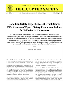 Helicopter Safety March-April 1993