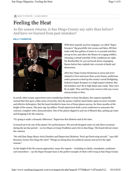 Feeling the Heat Page 1 of 4