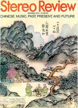 Chinese Music, Past, Present and Future
