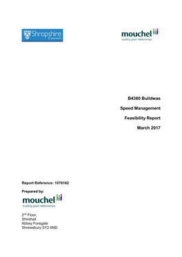 B4380 Buildwas Speed Management Feasibility Report March 2017