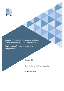 Insolvency Protection Arrangements for Linked Travel Arrangements and Packages in Ireland