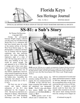 Florida Keys SS-81: a Sub's Story