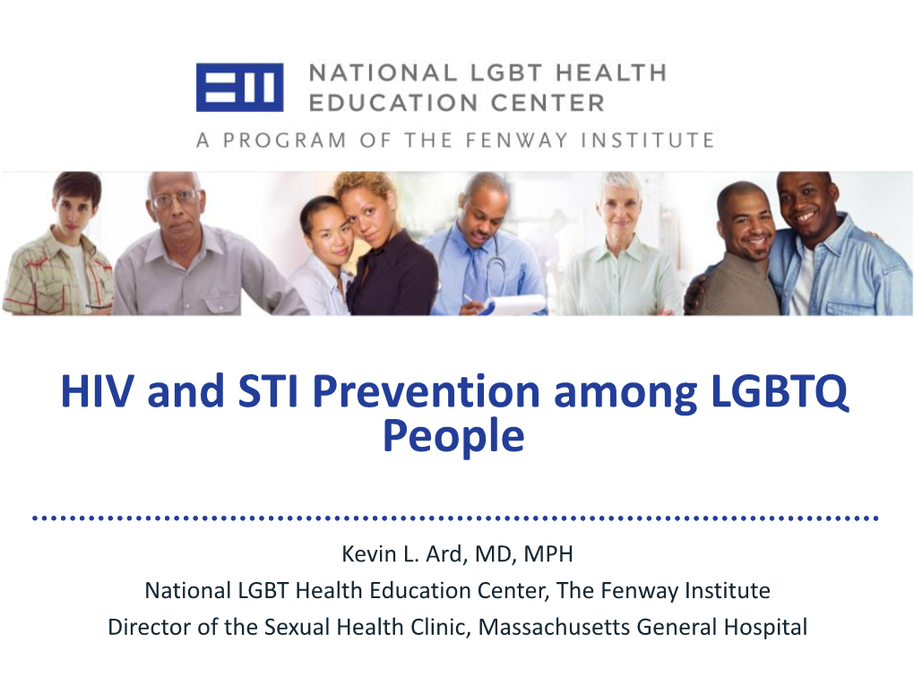 HIV and STI Prevention Among LGBTQ People