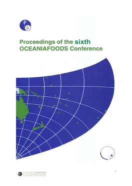 Proceedings of the Sixth OCEANIAFOODS Conference