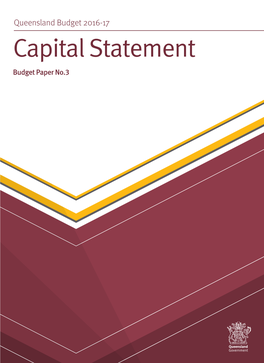 Queensland Budget 2016-17 Capital
