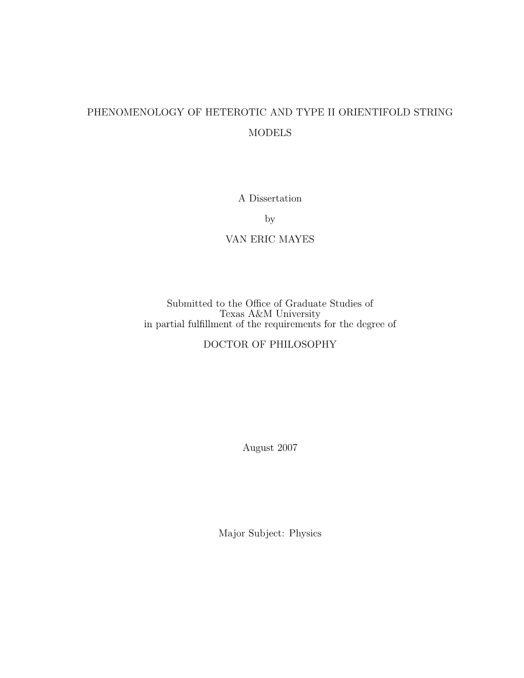 Phenomenology of Heterotic and Type Ii Orientifold String