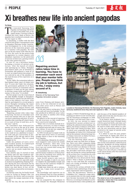 Xi Breathes New Life Into Ancient Pagodas