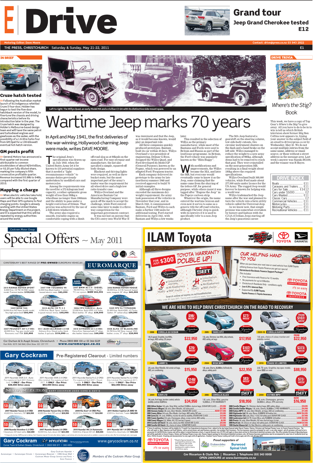 Wartime Jeep Marks 70 Years Away