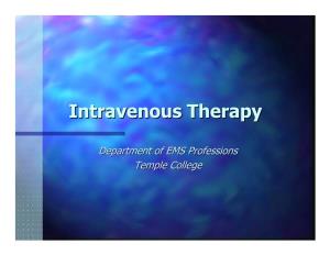 Intravenous Therapytherapy