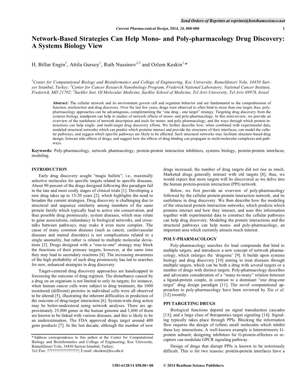 And Poly-Pharmacology Drug Discovery: a Systems Biology View