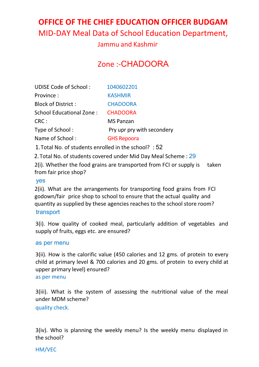 Zone Chadoora