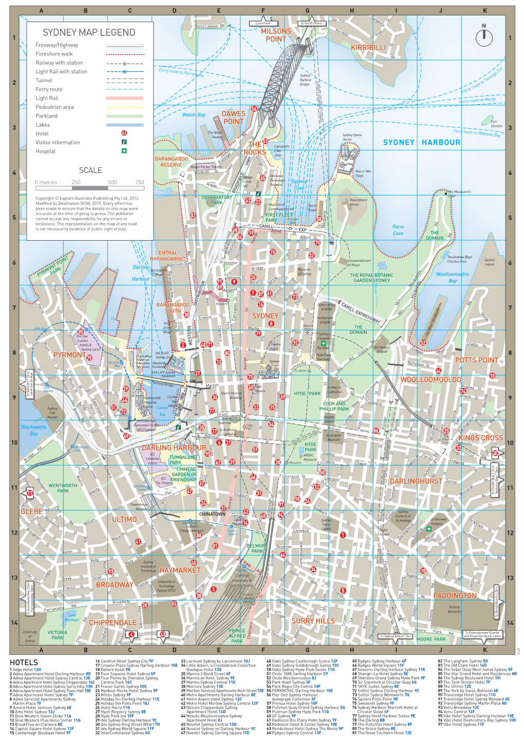 SYDNEY MAP LEGEND Peel