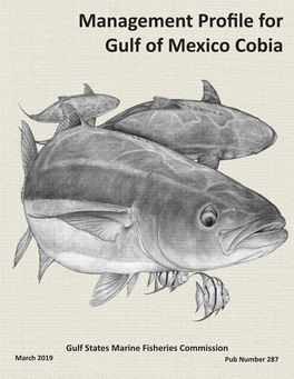 Management Profile for Gulf of Mexico Cobia