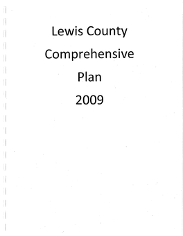 Lewis County Comprehensive Plan 2009