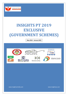 Insights Pt 2019 Exclusive (Government Schemes)