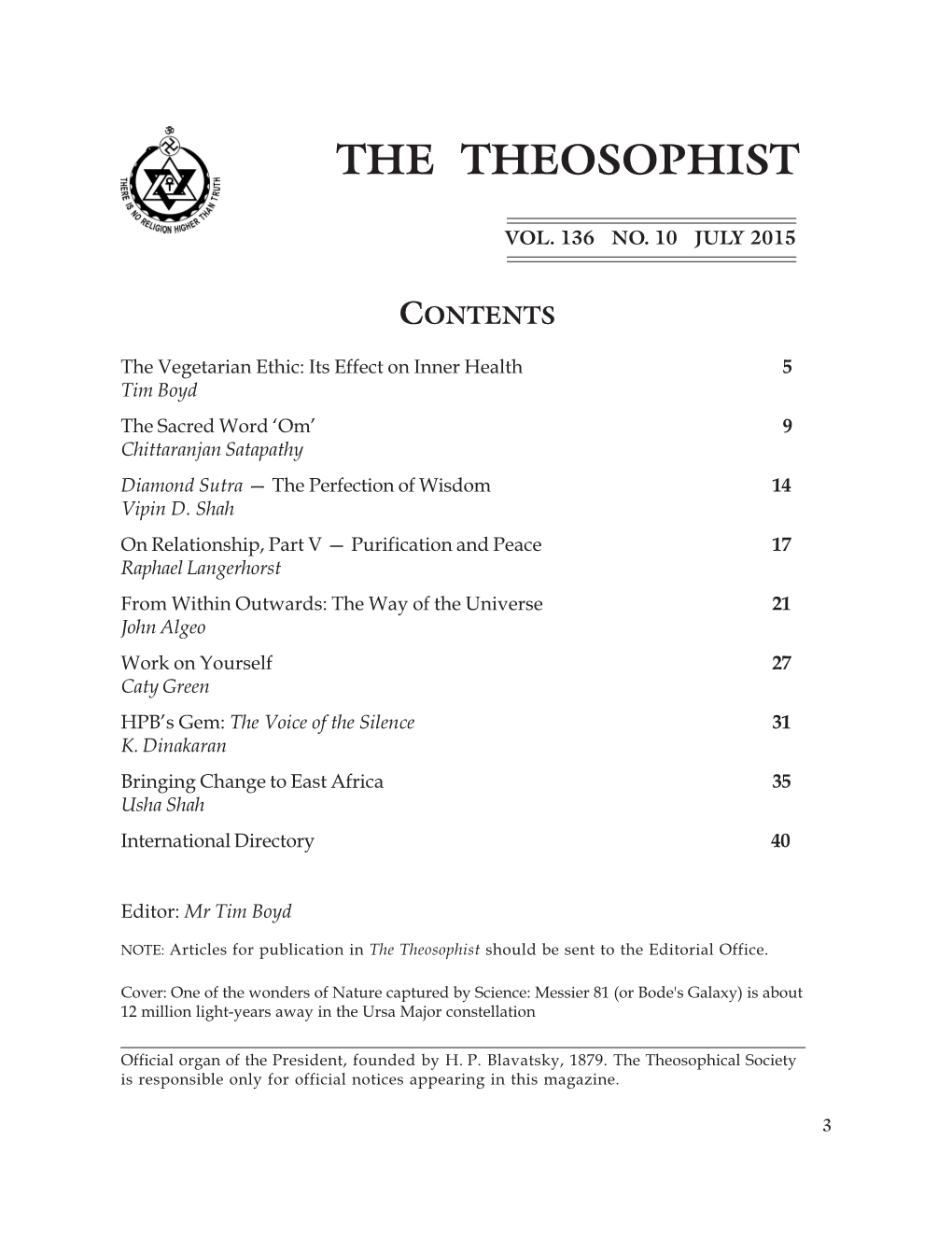 The Theosophist