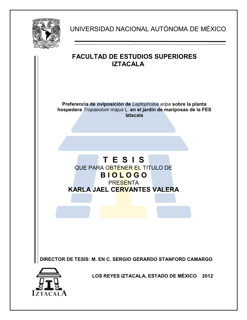 Facultad De Estudios Superiores Iztacala