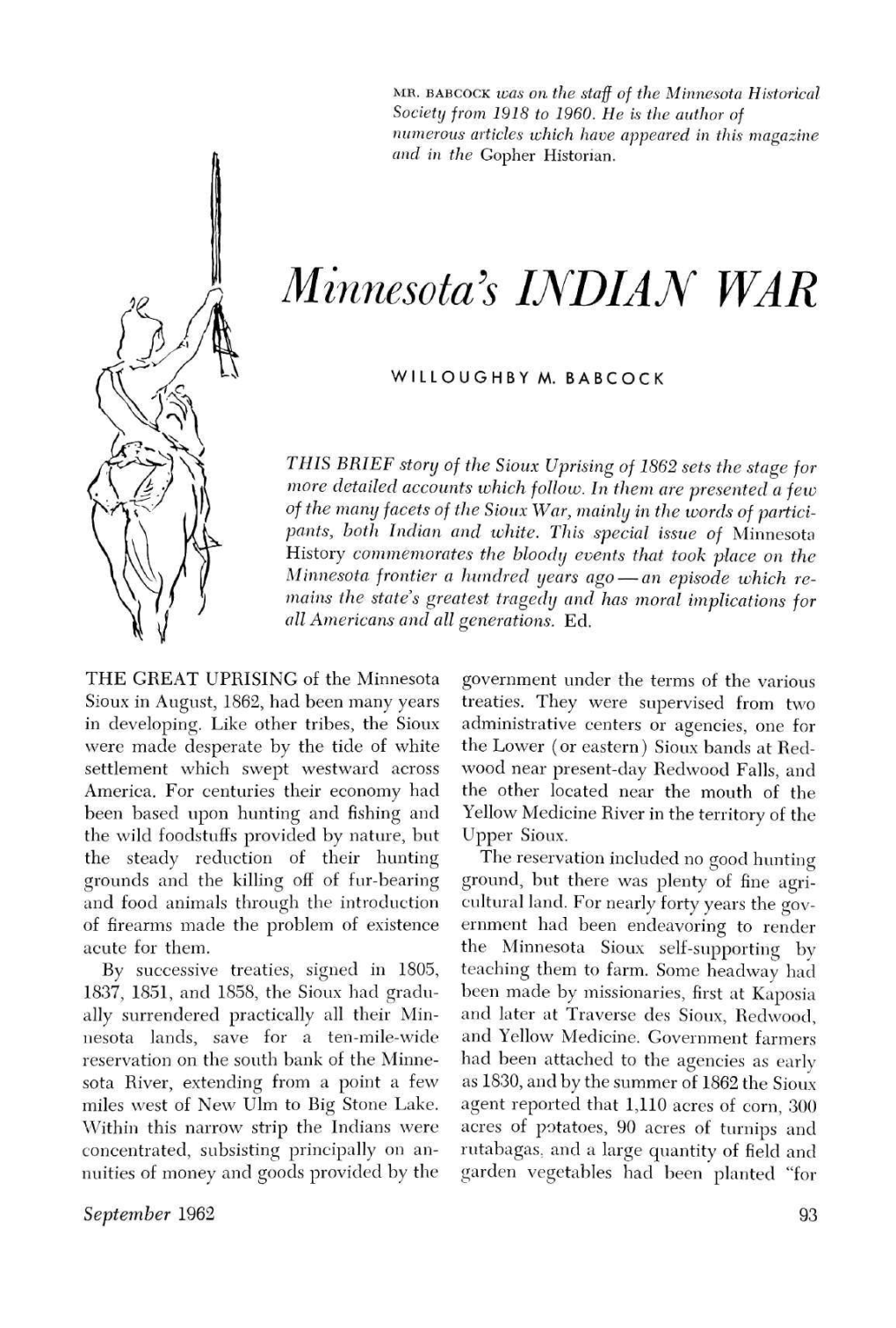 Minnesota's Indian War