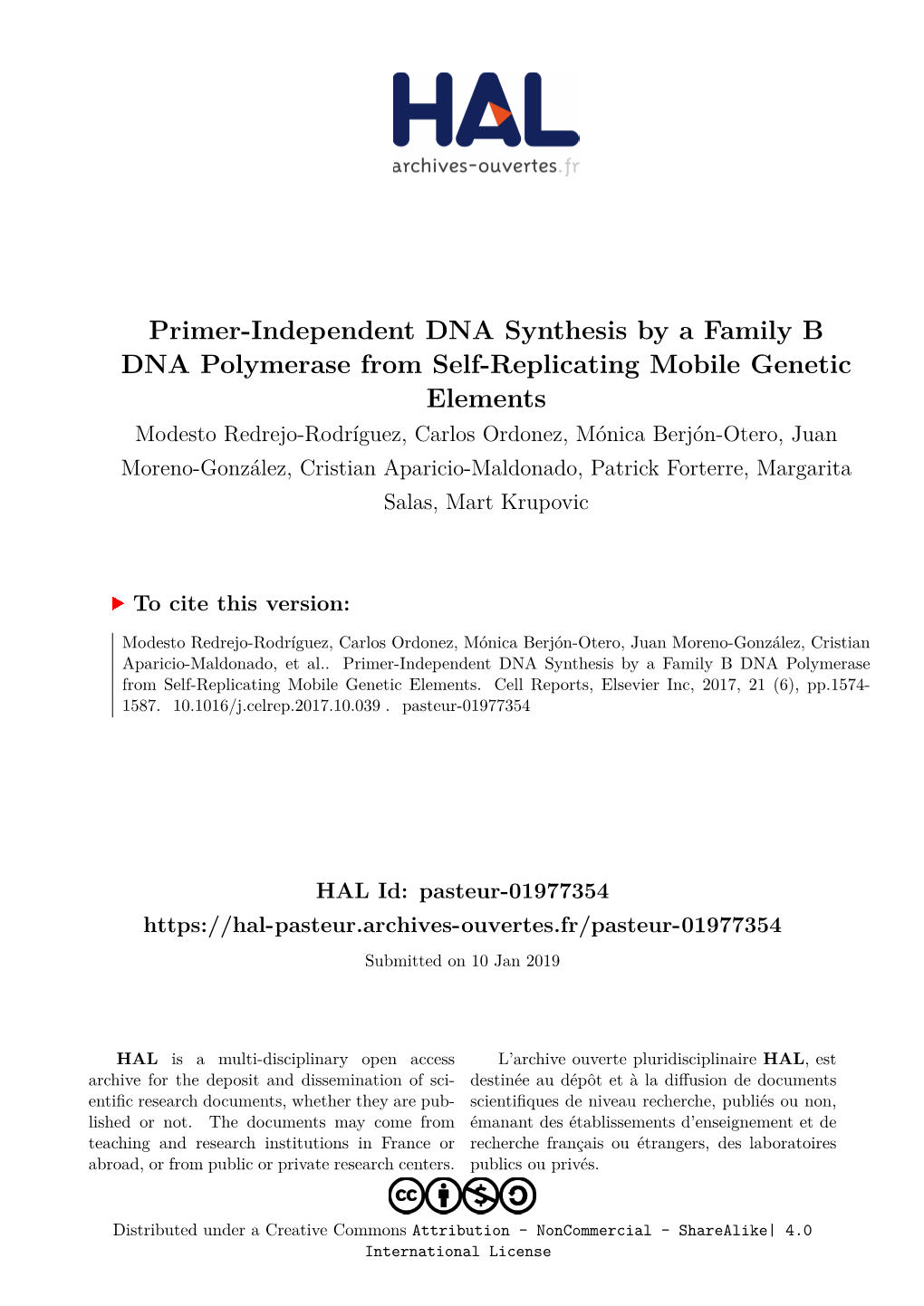 Primer-Independent DNA Synthes