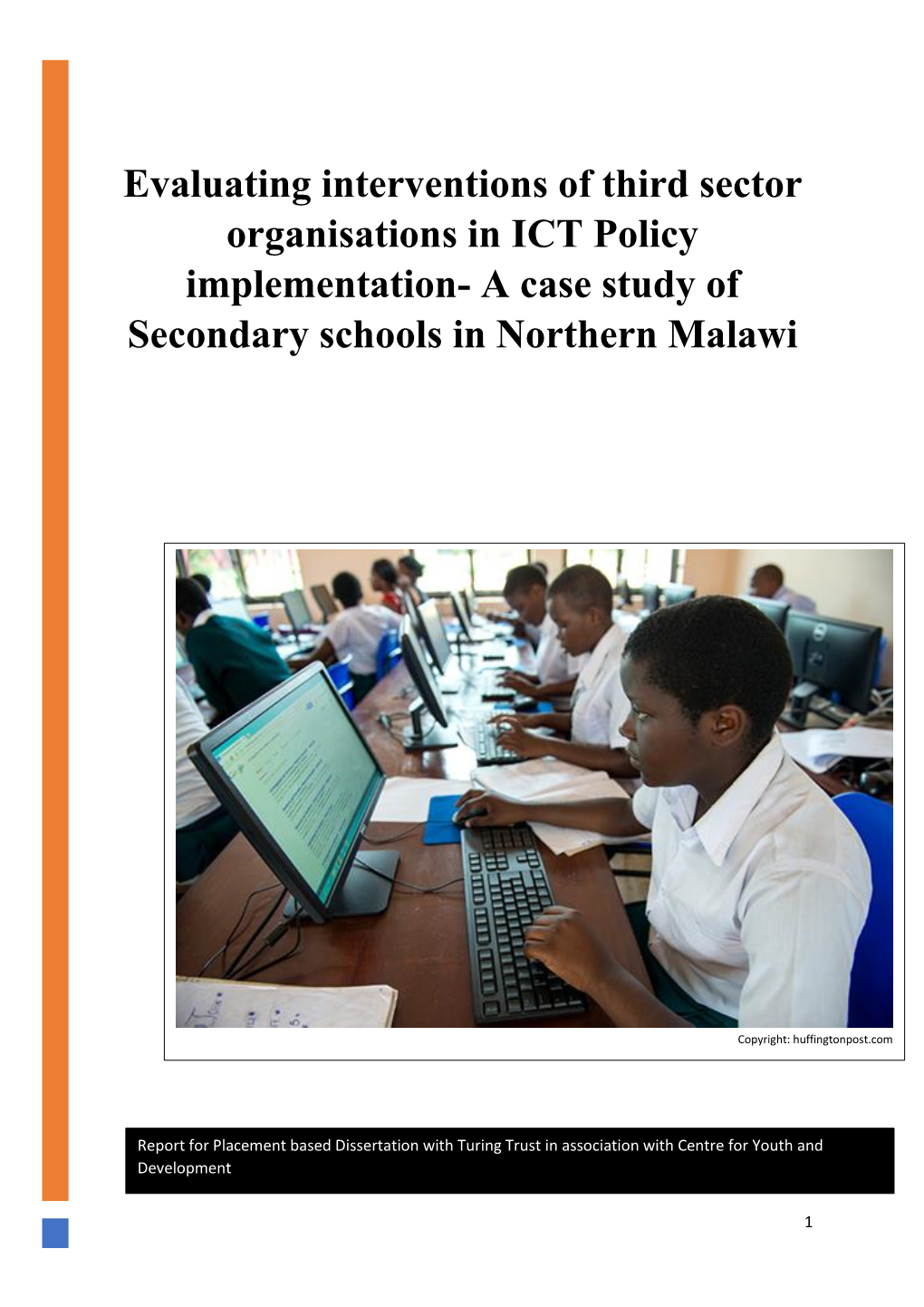 Evaluating Interventions of Third Sector Organisations in ICT Policy Implementation- a Case Study of Secondary Schools in Northern Malawi